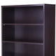 Vin 5 Shelf Bookcase | 65’’ Tall | Mocha Brown Wood Fused Melamine BM340830