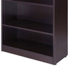 Vin 5 Shelf Bookcase | 65’’ Tall | Mocha Brown Wood Fused Melamine BM340830