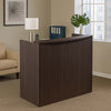 Jery Reception Desk | 48’’ | Modesty Panel | Driftwood Smoke Gray BM340831