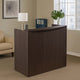 Jery Reception Desk | 48’’ | Modesty Panel | Driftwood Smoke Gray BM340831
