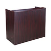 Jery Reception Desk | 48’’ | Modesty Panel | Mahogany Red Melamine BM340832