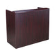 Jery Reception Desk | 48’’ | Modesty Panel | Mahogany Red Melamine BM340832