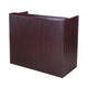 Jery Reception Desk | 48’’ | Modesty Panel | Mahogany Red Melamine BM340832