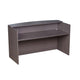 Jery Reception Desk | 71’’ | Modesty Panel | Driftwood Smoke Gray BM340834