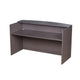 Jery Reception Desk | 71’’ | Modesty Panel | Driftwood Smoke Gray BM340834