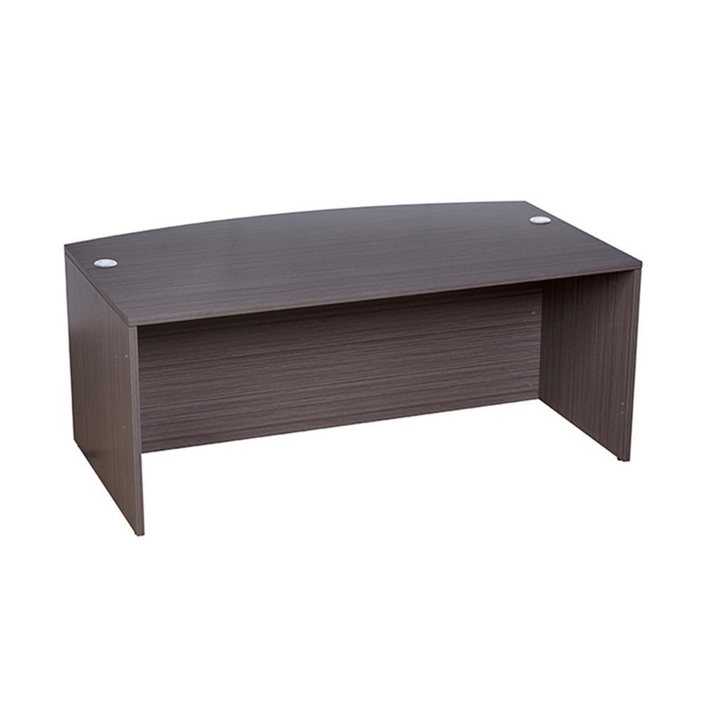 Pery Front Desk Shell | 71’’ | Modesty Panel | Driftwood Smoke Gray BM340837