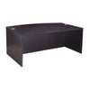 Pery Front Desk Shell | 71’’ | Modesty Panel | Mocha Brown Melamine BM340839