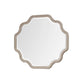 Fea Dresser Mirror | Natural Oak Brown Solid Wood | Scallop Edges | 40x47 BM340841