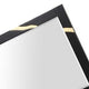 Goldie Dresser Mirror | Beveled Glass | Gold & Black Solid Wood | 35x52 BM340842