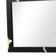 Goldie Dresser Mirror | Beveled Glass | Gold & Black Solid Wood | 35x52 BM340842
