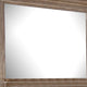 Merry Dresser Mirror | Brown Solid Wood | Rectangular 36x49 Frame BM340846