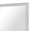 Basil Dresser Mirror | Beveled Glass | 38x44 Rustic White Solid Wood Frame BM340847