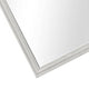 Basil Dresser Mirror | Beveled Glass | 38x44 Rustic White Solid Wood Frame BM340847