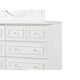 Calpan Wide Dresser | 6 Drawers | Modern White Solid Wood Frame BM340850