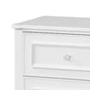 Calpan Nightstand | 2 Drawers | Modern White Solid Wood Frame | 27’’ BM340852