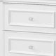 Calpan Nightstand | 2 Drawers | Modern White Solid Wood Frame | 27’’ BM340852