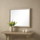 Myna Dresser Mirror | Beveled Glass | Oak Brown Solid Wood | 34x45 BM340853