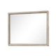 Myna Dresser Mirror | Beveled Glass | Oak Brown Solid Wood | 34x45 BM340853