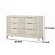 Toi Wide Dresser | 6 Drawers | Antique White Finished Solid Wood BM340855