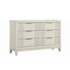 Toi Wide Dresser | 6 Drawers | Antique White Finished Solid Wood BM340855