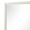 Toi Dresser Mirror | Beveled Glass | Antique White Finished Solid Wood | 38’’ BM340856