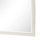 Toi Dresser Mirror | Beveled Glass | Antique White Finished Solid Wood | 38’’ BM340856