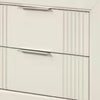Toi Nightstand | 2 Drawers | Antique White Finished Solid Wood | 27’’ BM340857