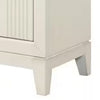 Toi Nightstand | 2 Drawers | Antique White Finished Solid Wood | 27’’ BM340857