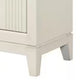 Toi Nightstand | 2 Drawers | Antique White Finished Solid Wood | 27’’ BM340857