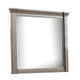 Huder Dresser Mirror | Beveled Glass | Dark Walnut Brown Wood | 39x46 BM340862