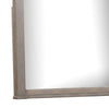 Huder Dresser Mirror | Beveled Glass | Dark Walnut Brown Wood | 39x46 BM340862