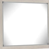 Kexa Dresser Mirror | Bevel Glass | Light Gray Solid Wood Frame | 34x44 BM340866