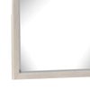 Kexa Dresser Mirror | Bevel Glass | Light Gray Solid Wood Frame | 34x44 BM340866
