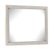 Kexa Dresser Mirror | Bevel Glass | Light Gray Solid Wood Frame | 34x44 BM340866