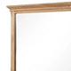 Lexa Dresser Mirror | Bevel Glass | Natural Oak Brown Solid Wood | 38x44 BM340870