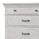 Leyne Tall Dresser Chest | 5 Drawers | Farmhouse Weathered Gray Solid Wood BM340871