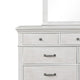 Leyne Wide Dresser | 7 Drawers | Farmhouse Weathered Gray Solid Wood BM340872