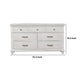 Leyne Wide Dresser | 7 Drawers | Farmhouse Weathered Gray Solid Wood BM340872
