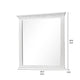 Leyne Dresser Mirror | Bevel Glass | Weathered Gray Solid Wood | 40’’ BM340873