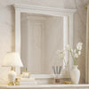 Leyne Dresser Mirror | Bevel Glass | Weathered Gray Solid Wood | 40"