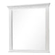 Leyne Dresser Mirror | Bevel Glass | Weathered Gray Solid Wood | 40"