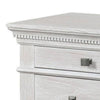 Leyne Nightstand | 3 Drawers | Farmhouse Weathered Gray Solid Wood | 26’’ BM340874