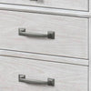 Leyne Nightstand | 3 Drawers | Farmhouse Weathered Gray Solid Wood | 26’’ BM340874
