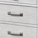 Leyne Nightstand | 3 Drawers | Farmhouse Weathered Gray Solid Wood | 26’’ BM340874