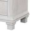 Leyne Nightstand | 3 Drawers | Farmhouse Weathered Gray Solid Wood | 26’’ BM340874