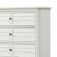 Kyna Tall Dresser Chest | 5 Drawers | Classic Antique White Solid Wood BM340875