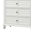 Kyna Tall Dresser Chest | 5 Drawers | Classic Antique White Solid Wood BM340875