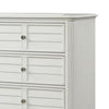 Kyna Wide Dresser | 6 Drawers | Classic Antique White Solid Wood BM340876