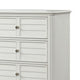Kyna Wide Dresser | 6 Drawers | Classic Antique White Solid Wood BM340876