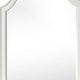 Kyna Dresser Mirror | Beveled Glass | Classic Antique White Solid Wood | 40x42 BM340877